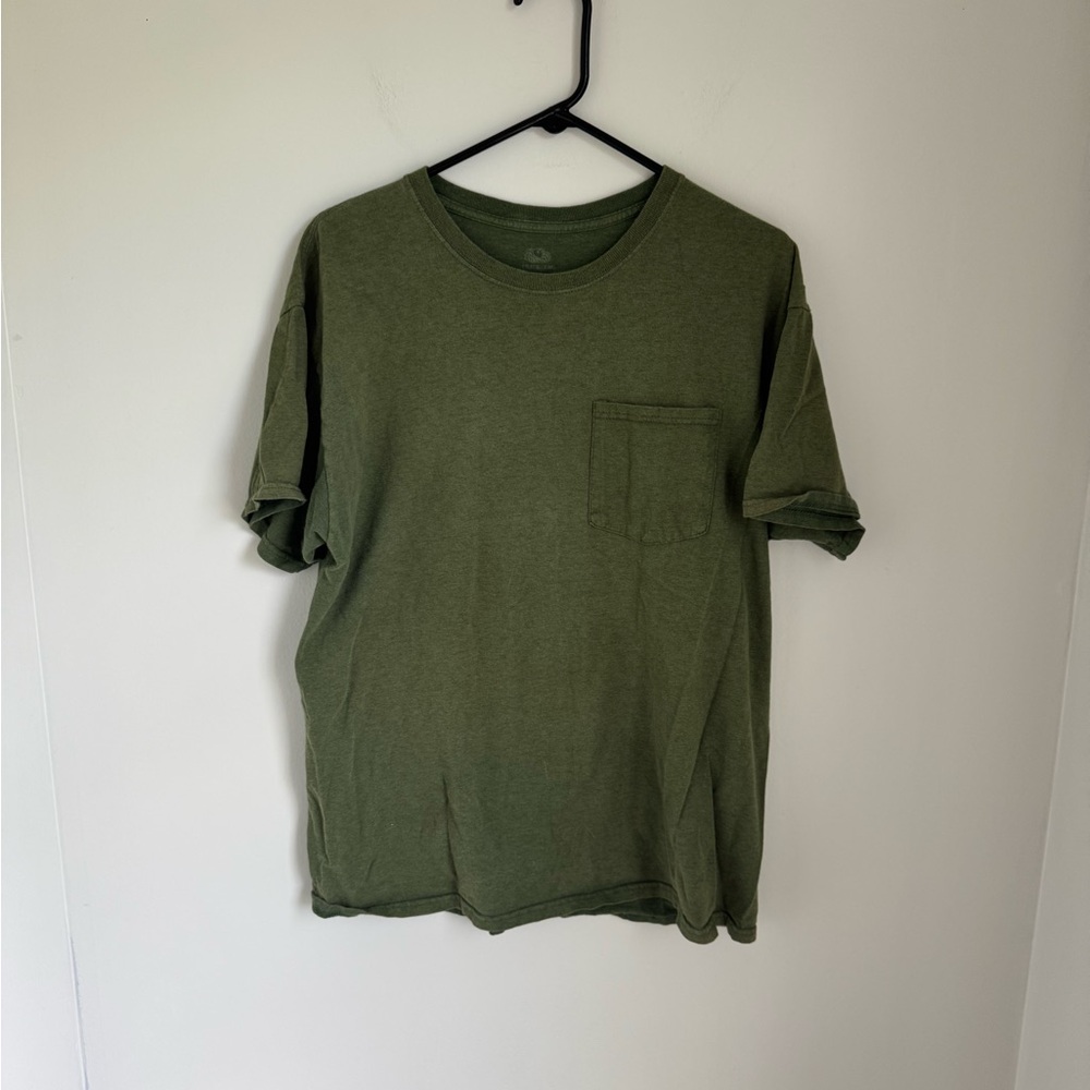Fruit of the Loom Forest Green Men's Tee Size L